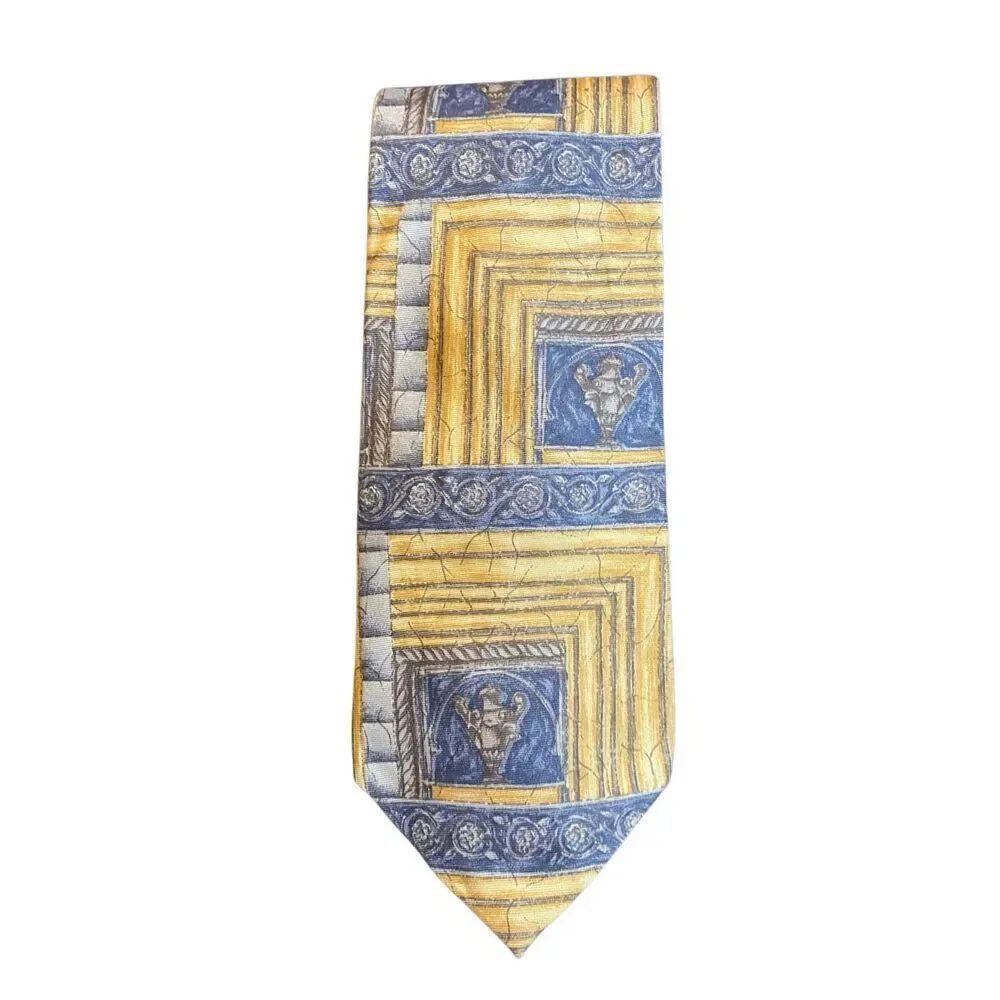 Etienne Aigner vintage men’s multicolored 100% silk tie, 57